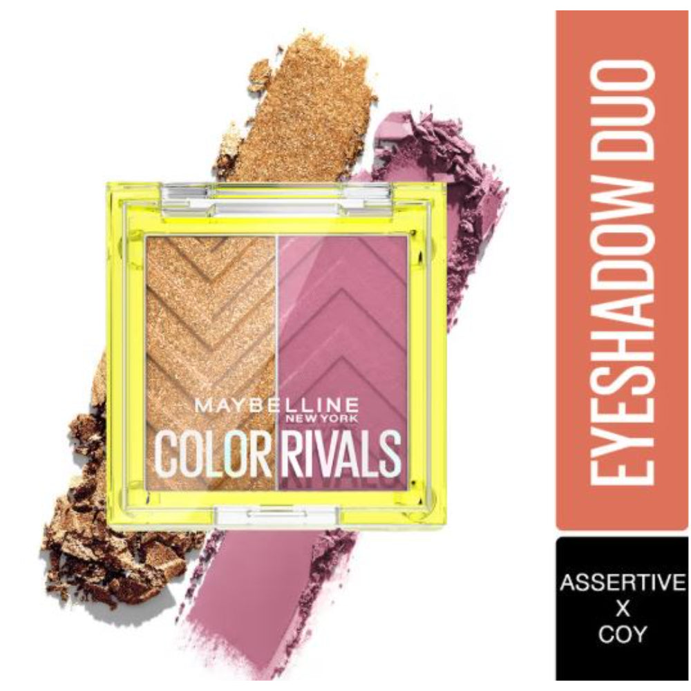 Maybelline New York Color Rivals Longwear Duo Eyeshadow Palette (3g)
