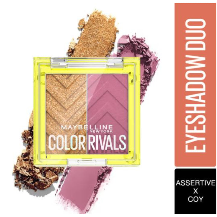 Maybelline New York Color Rivals Longwear Duo Eyeshadow Palette (3g)