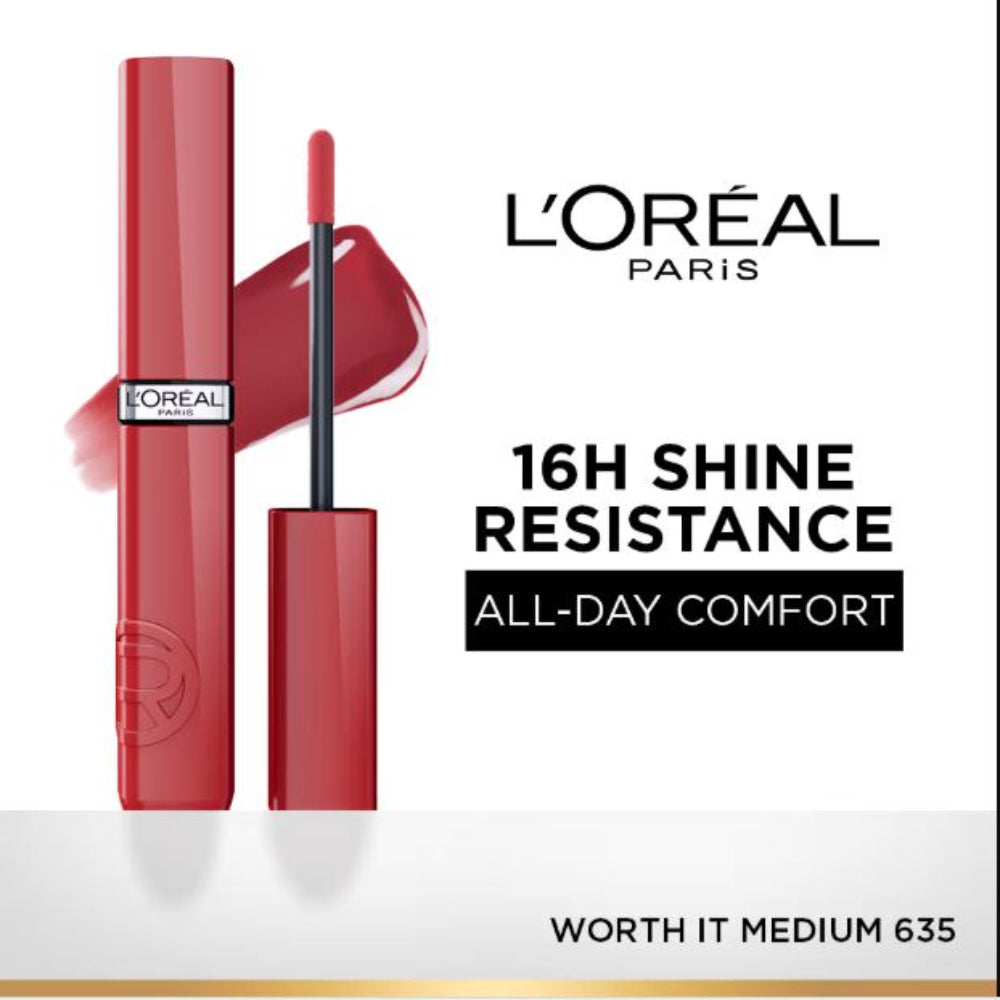 L'Oreal Paris Infallible Laque Resistance Liquid Lipstick, 16H Lacquer Shine 4 ml