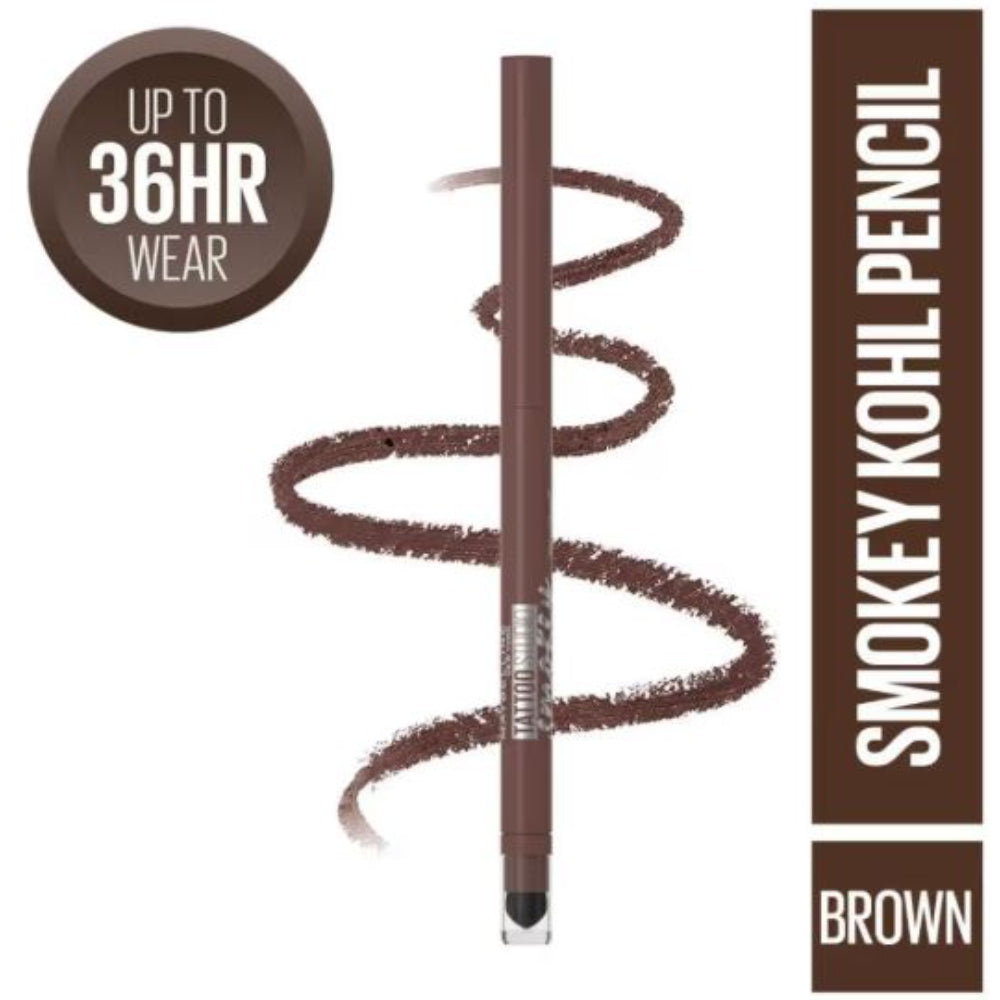 Maybelline New York Tattoo Studio Eye Kohl Gel Pencil Eyeliner (0.28g)