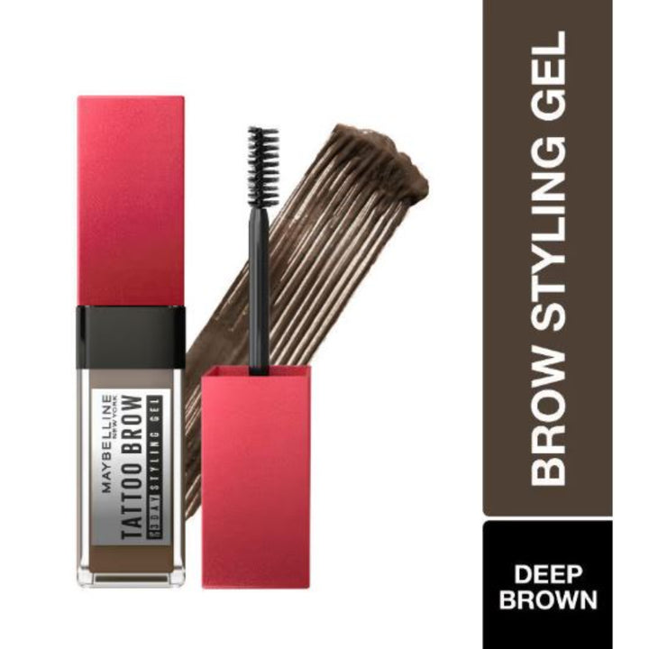 Maybelline New York Tattoo Brow 3-Day Gel, Water & Smudgeproof Lasts Up To 36H (6ml)
