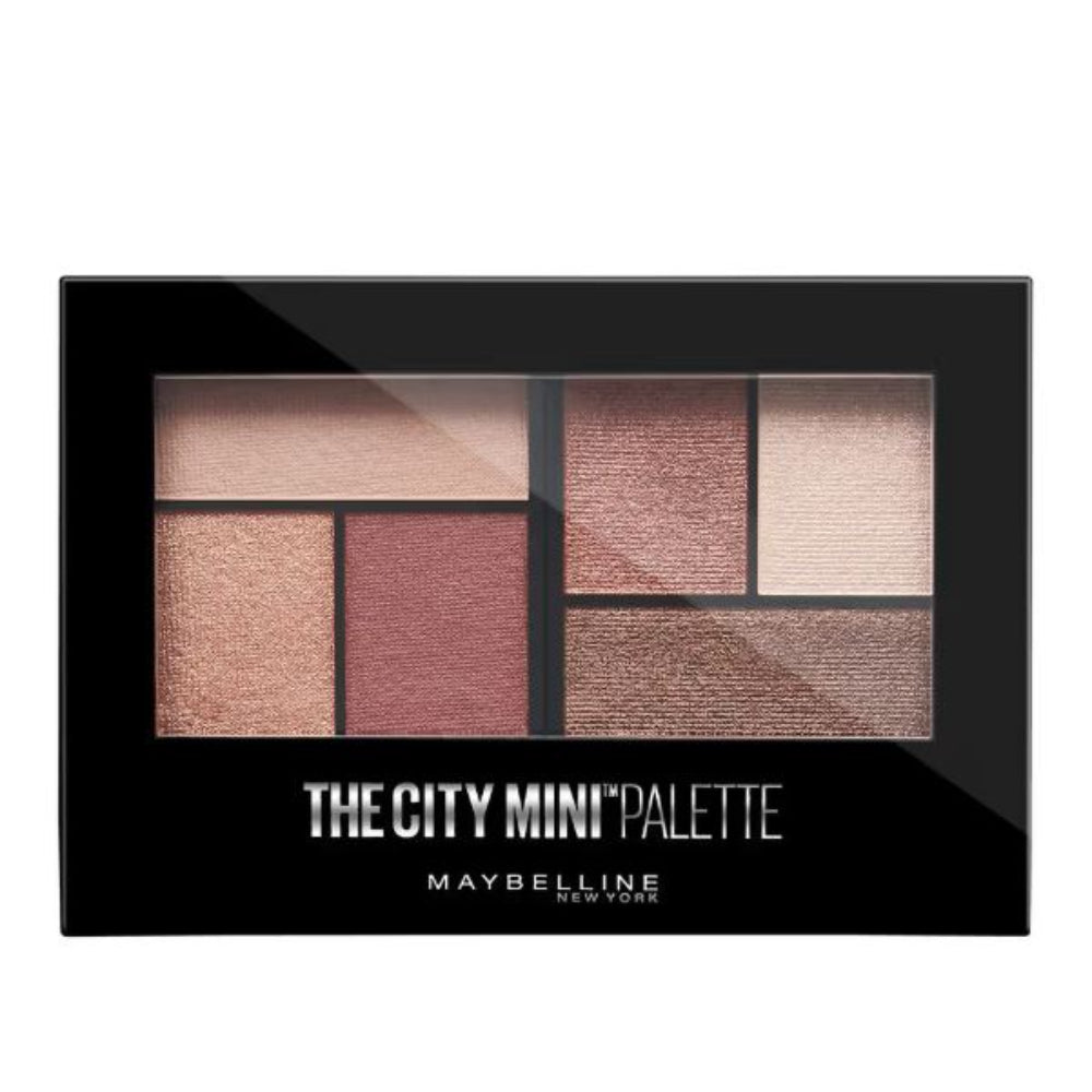Maybelline New York The City Mini Eyeshadow Palette, Shimmery & Metallic Finish (6.1g)