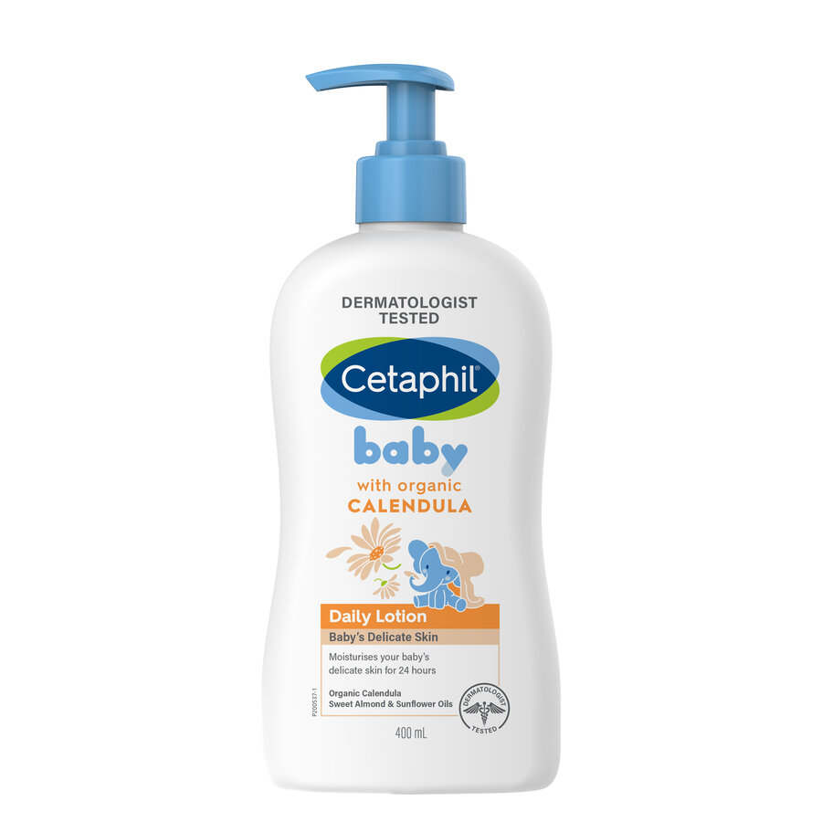 Cetaphil Baby Daily Lotion with Organic Calendula – 24-Hour Nourishing Care
