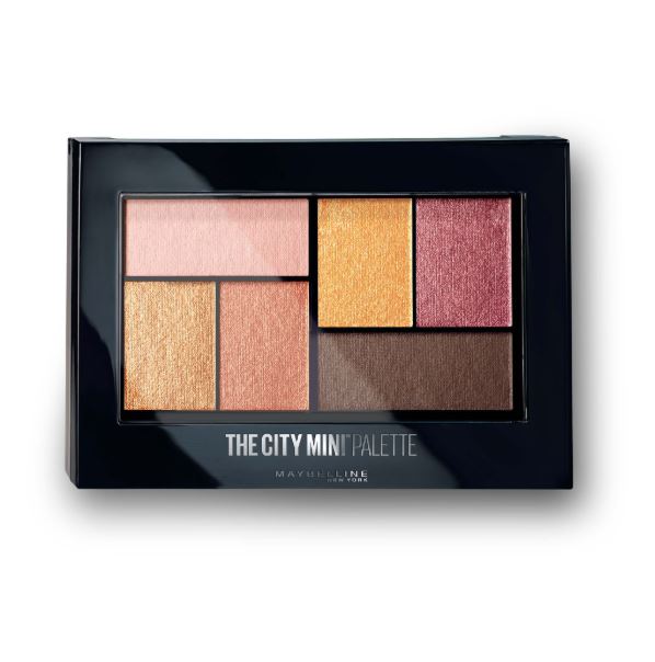 Maybelline New York The City Mini Eyeshadow Palette, Shimmery & Metallic Finish (6.1g)