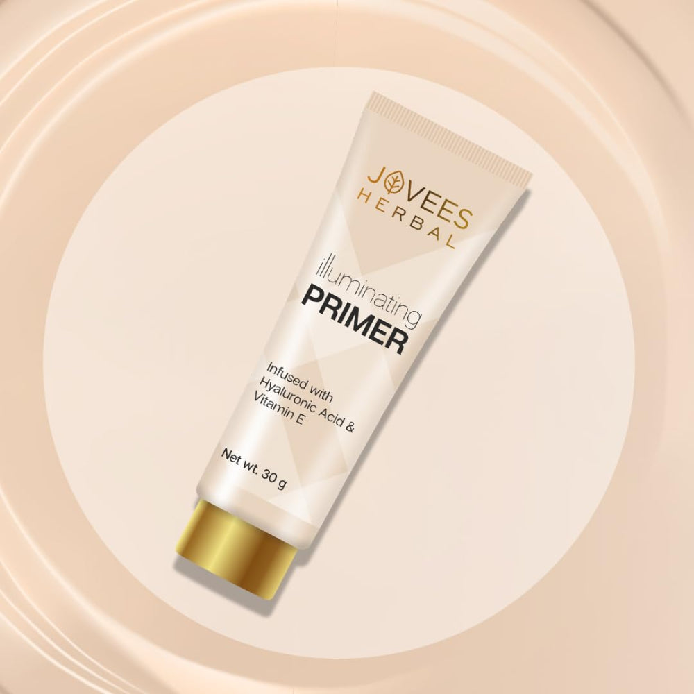 Jovees Illuminating Primer Infused With Hyaluronic Acid & Vitamin E - 30g