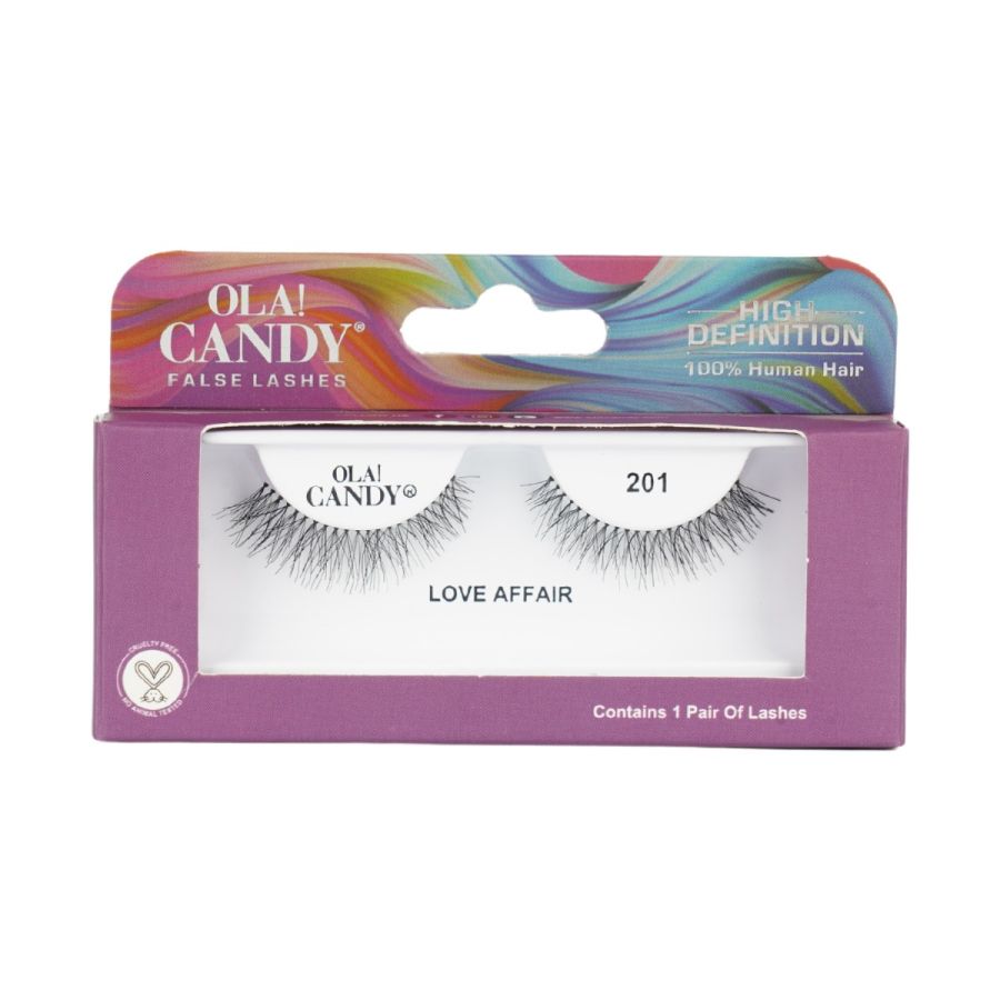 Ola Candy Love Affair Human Hair False Lash-201 (1 Pair)