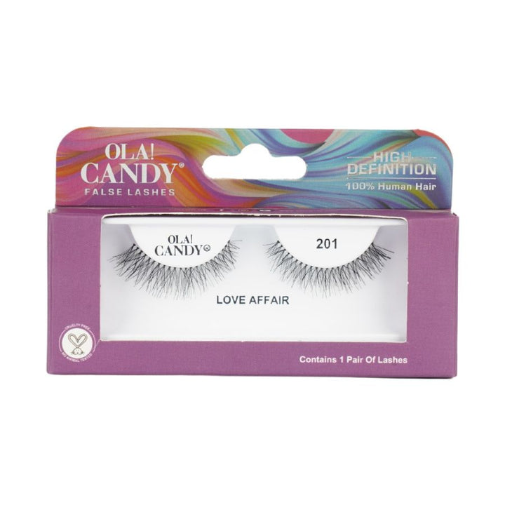 Ola Candy Love Affair Human Hair False Lash-201 (1 Pair)
