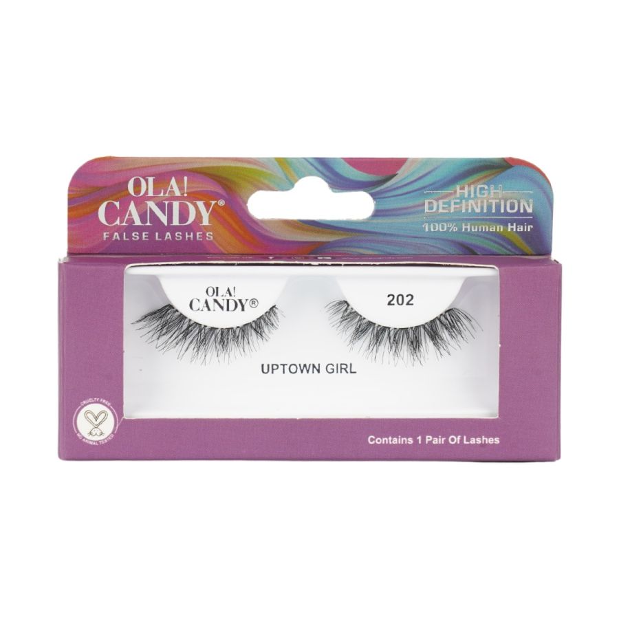 Ola Candy Uptown Girl Human Hair False Lash-202 (1 Pair)