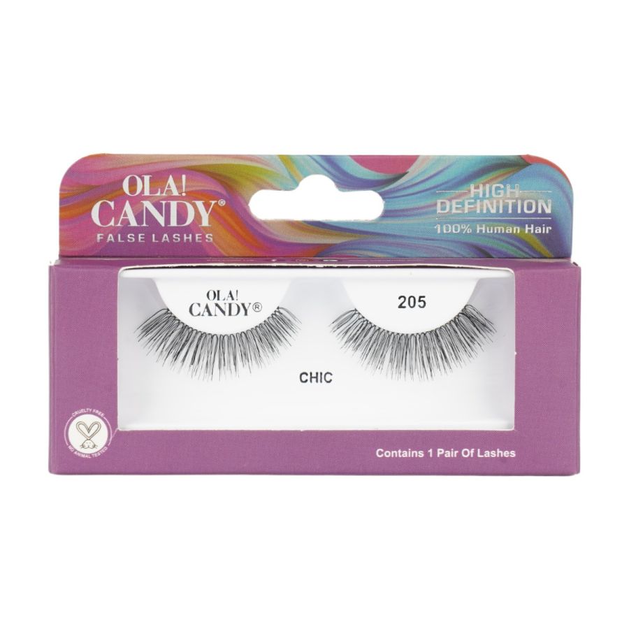 Ola Candy Chic Human Hair False Lash-205 (1 Pair)