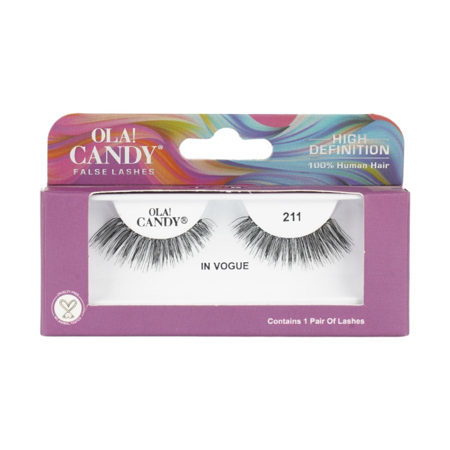 Ola Candy In Vogue Human Hair False Lash-211 (1 Pair)