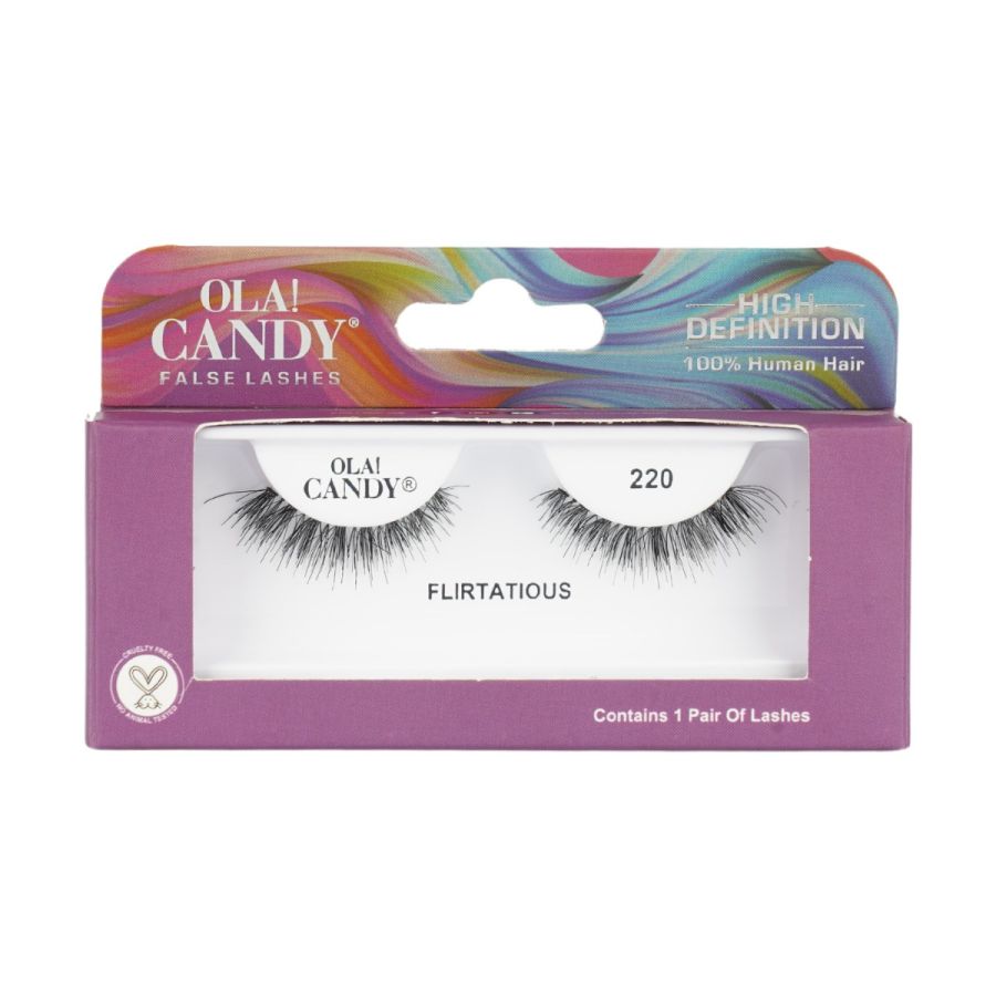Ola Candy Flirtatious Human Hair False Lash-220 (1 Pair)