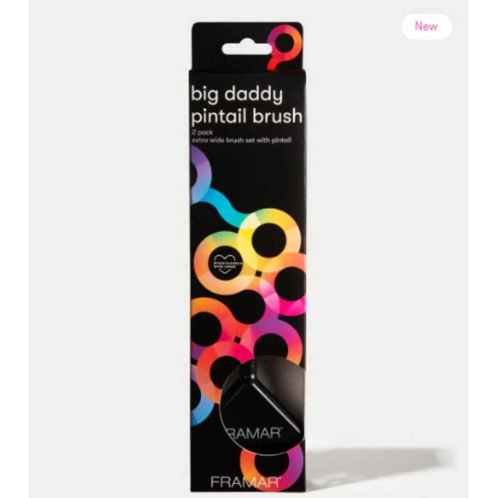 Framar - Pintail Big Daddy Brush Set of 2 - Black