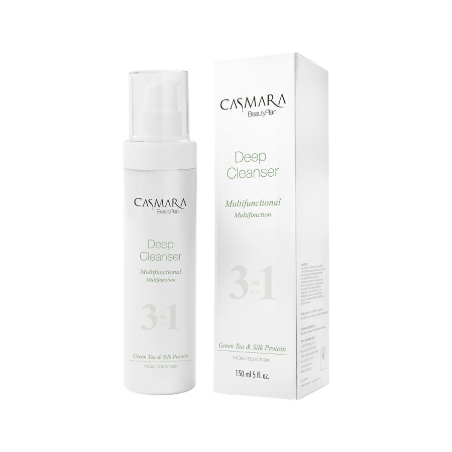 Casmara 3 in 1 Green Tea Deep Cleansing Cleanser - 150 ml