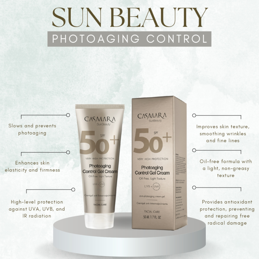 Casmara Photoaging Control Gel Cream SPF 50+ (50ml) | Anti-Aging Sunscreen & Moisturizer