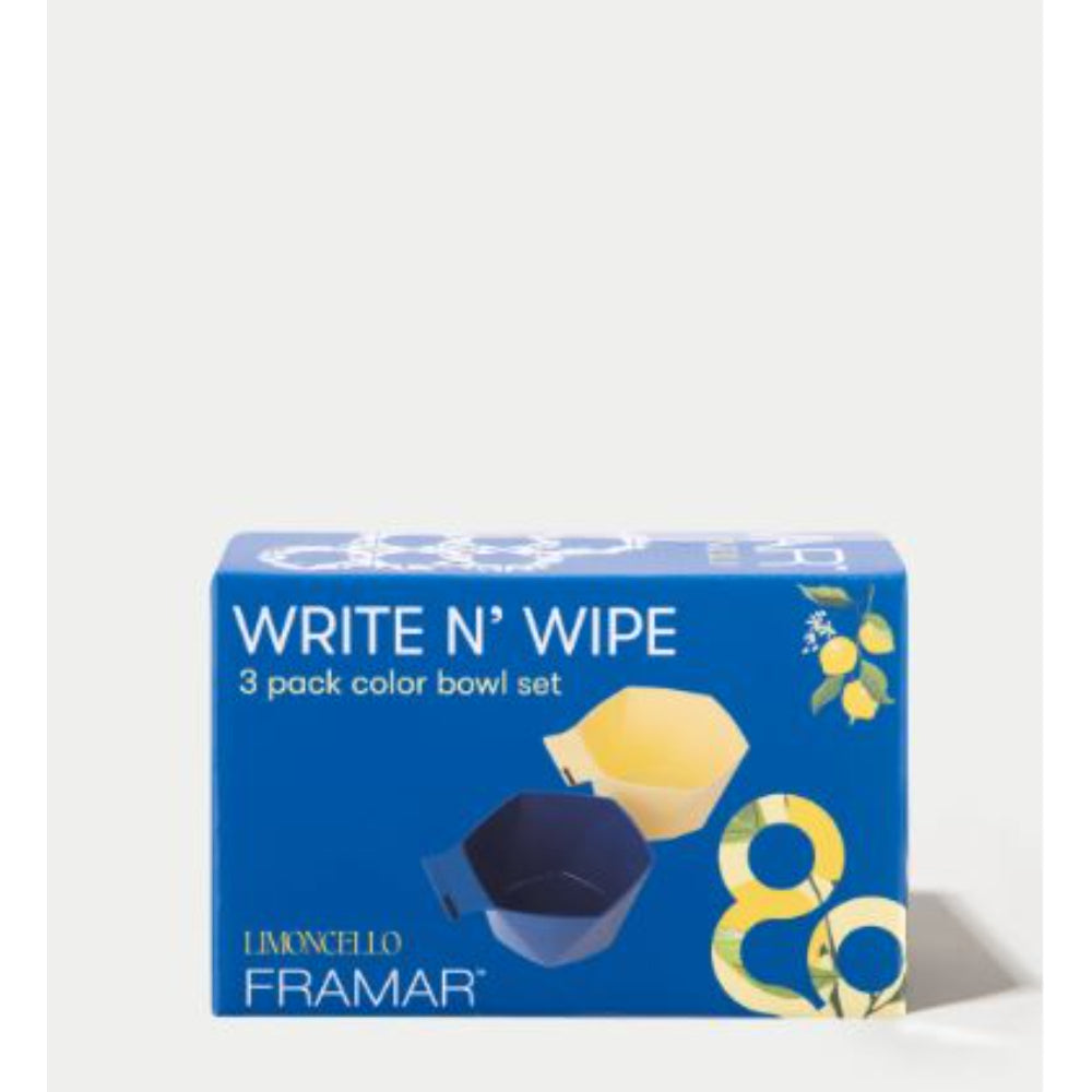 Framar - Limoncello - Write N' Wipe Color Bowls Set of 3 Bowls