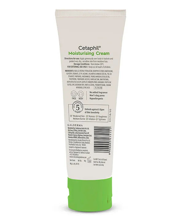 Cetaphil Moisturizing Cream – Intense Hydration with HELO System for Soft, Healthy Skin