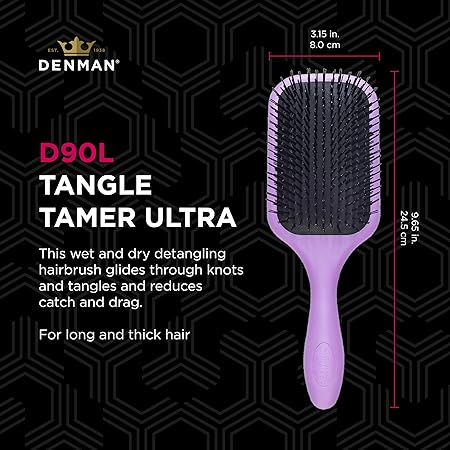Denman D90L, Tangle Tamer Ultra Violet