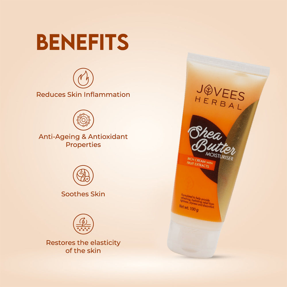 Jovees Shea Butter Moisturizer | Hydration for Dry Skin