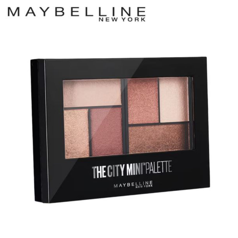 Maybelline New York The City Mini Eyeshadow Palette, Shimmery & Metallic Finish (6.1g)