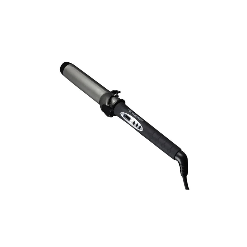 Mr. Barber Curl On Conical Tong 38mm Ceramic Infused Barrel, Hair Curling Tong - Black Hair Curler