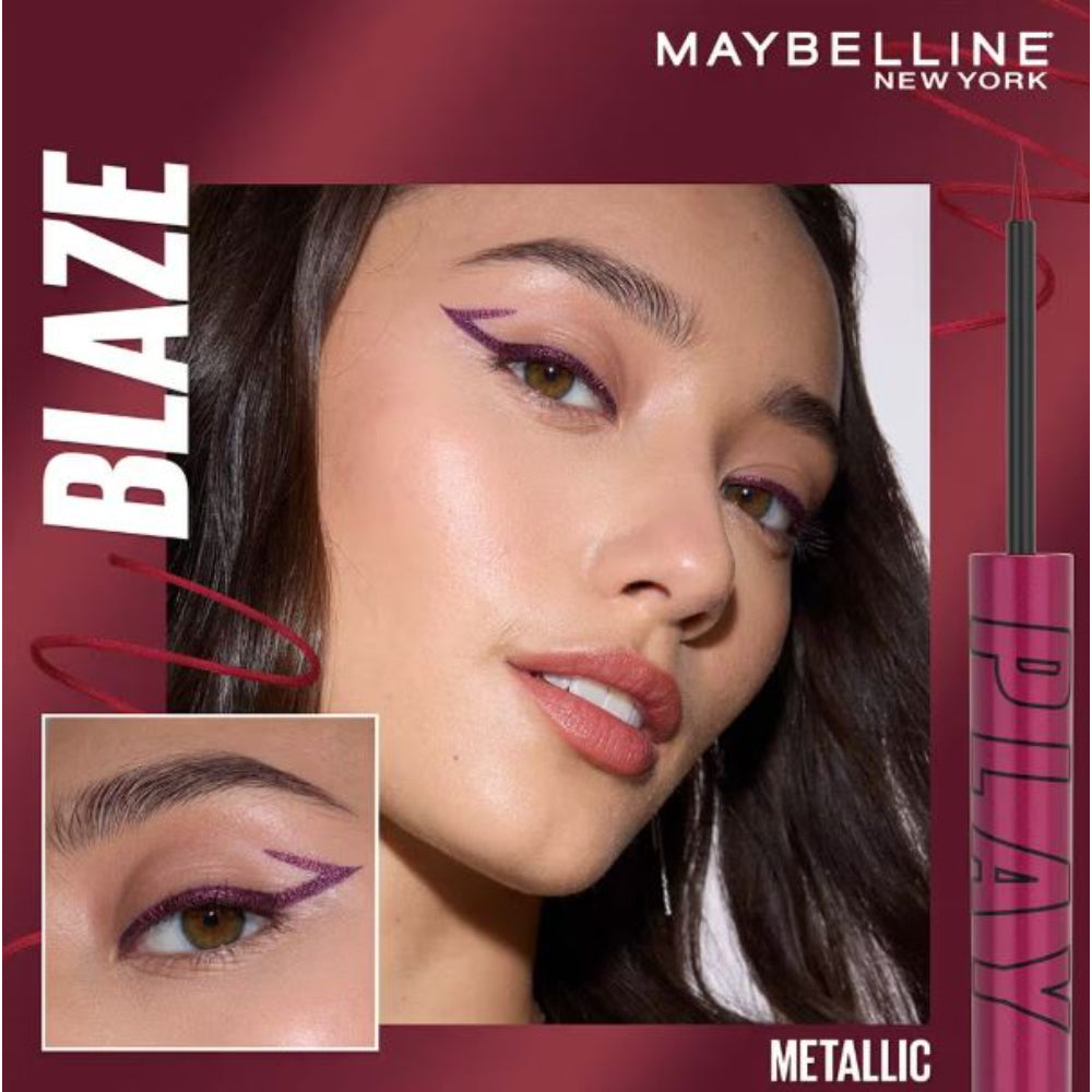 Maybelline New York Tattoo Play Burgundy Liquid Eyeliner (2.1ml)