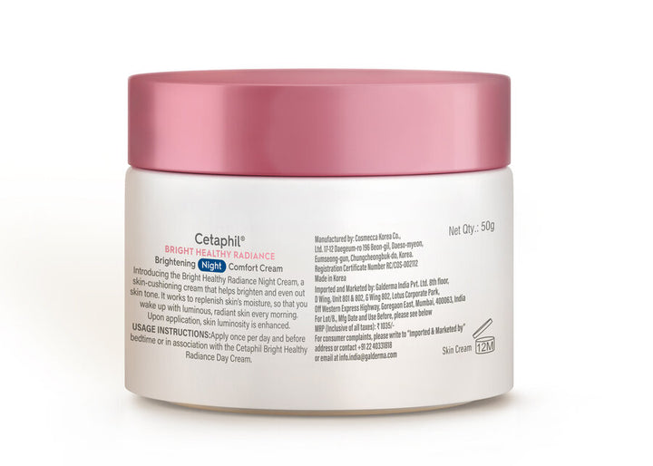 Cetaphil Brightening Night Comfort Cream – Dark Spot Reducing & Hydrating Overnight Care