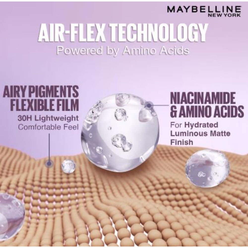 Maybelline New York Super Stay Lumi-Matte Liquid Foundation 30H Wear, Transfer Proof (35 ml)