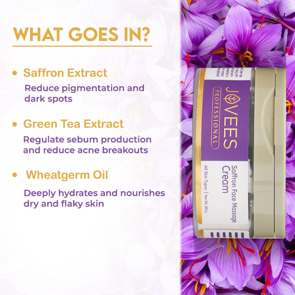 Jovees Saffron Face Massage Cream