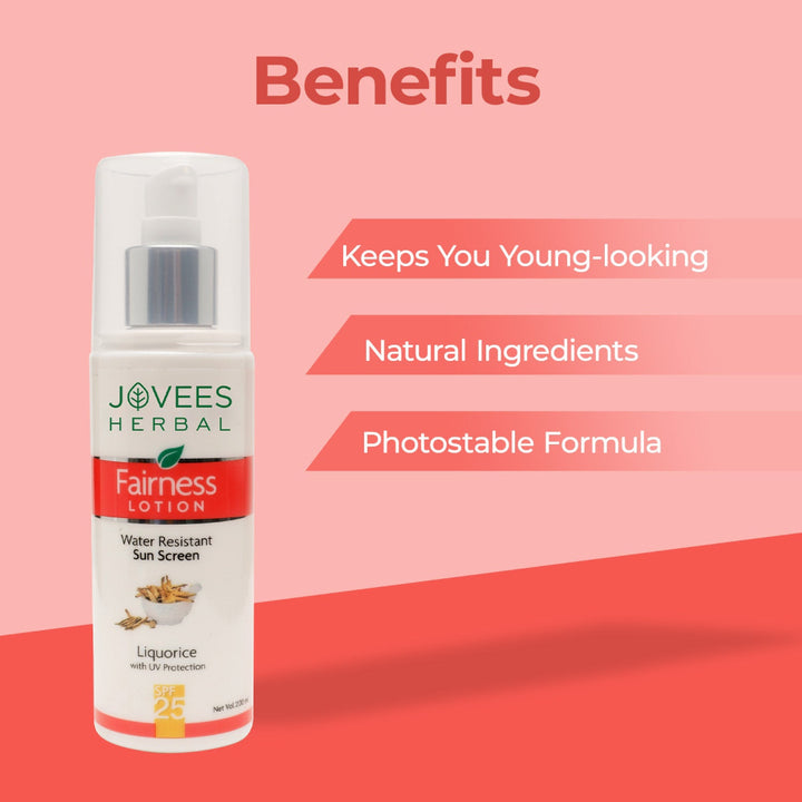 Jovees Sunscreen Fairness SPF 25 Lotion For Oily & Sensitive Skin