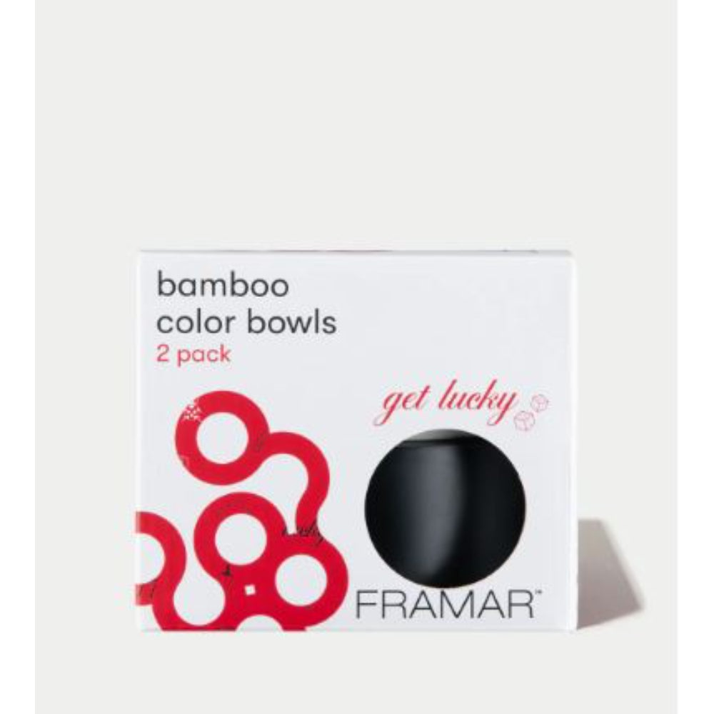 Framar - Get Lucky - Bamboo Bowls set of 2 - White & Black