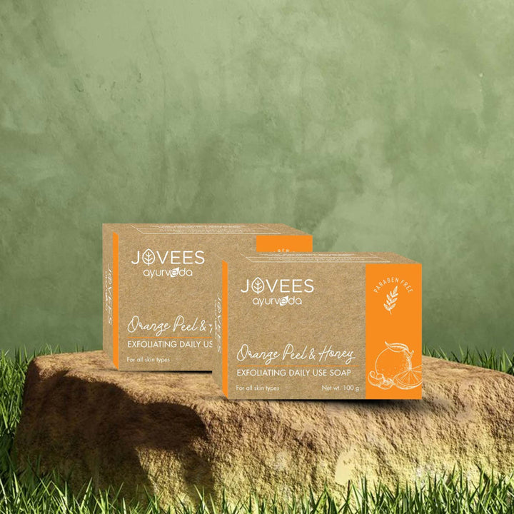 Jovees Orange Peel & Honey Exfoliating Daily Use Soap