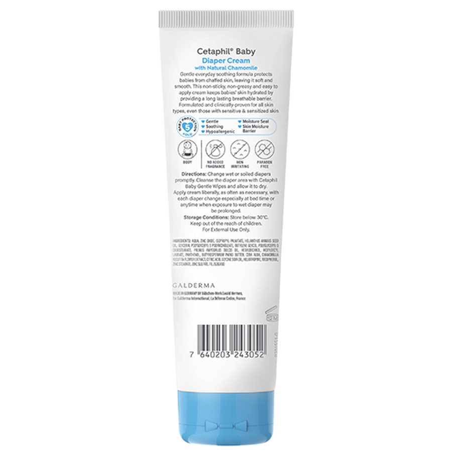 Cetaphil Baby Diaper Cream – Gentle Soothing Protection for Delicate Skin