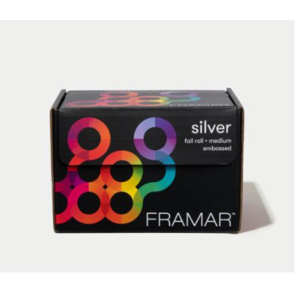 Framar - Star Struck Silver - Embossed Roll Medium 320 ft - choose your own length