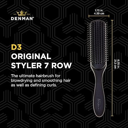 Denman Monsieur Brush, D3M - 7 Row