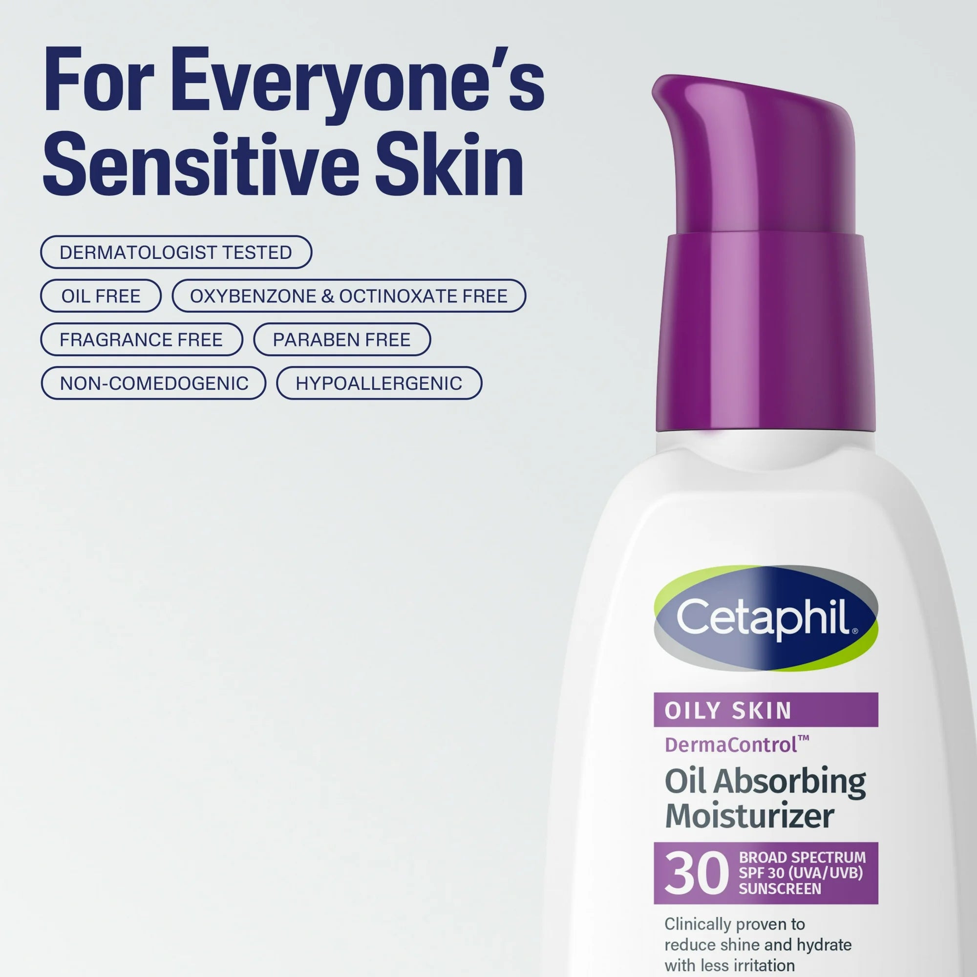 Cetaphil PRO Oil Control Moisturizing Lotion SPF 30 – Hydration & Sun Protection