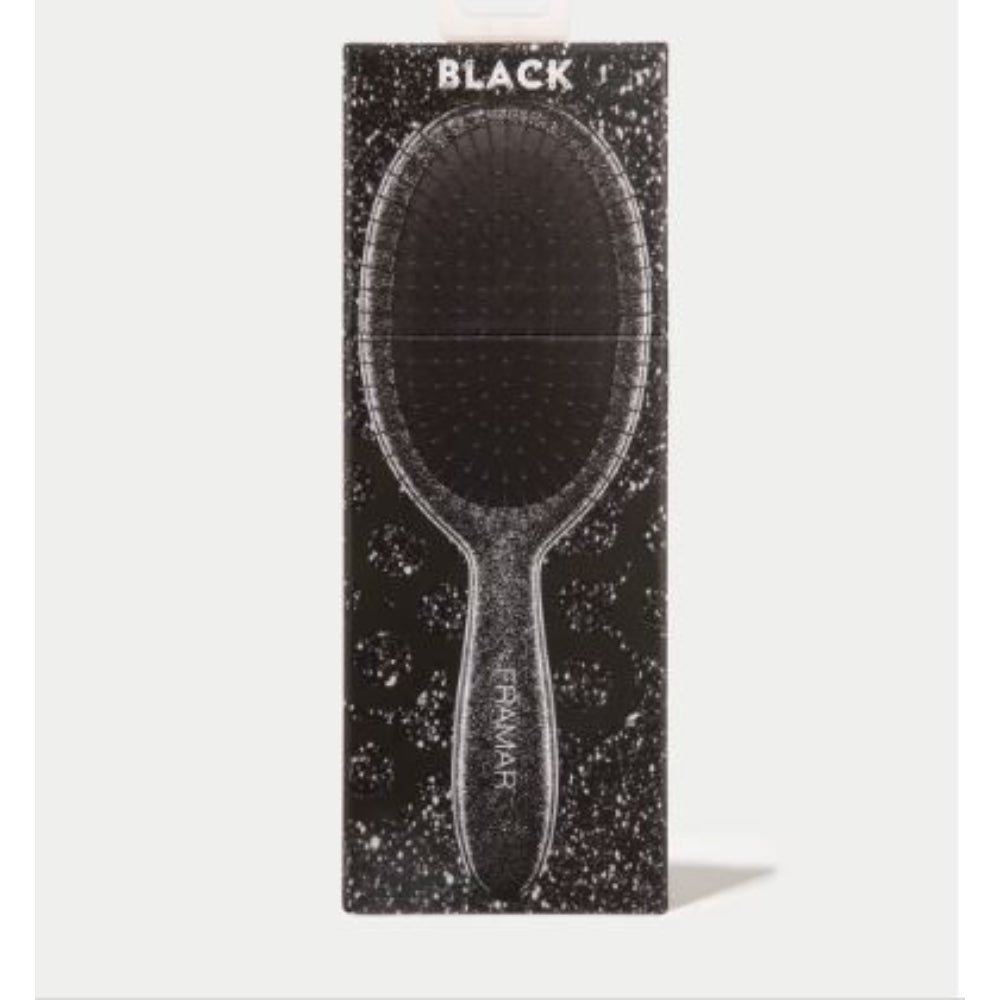 Framar - Black Glitter Detangle Brush