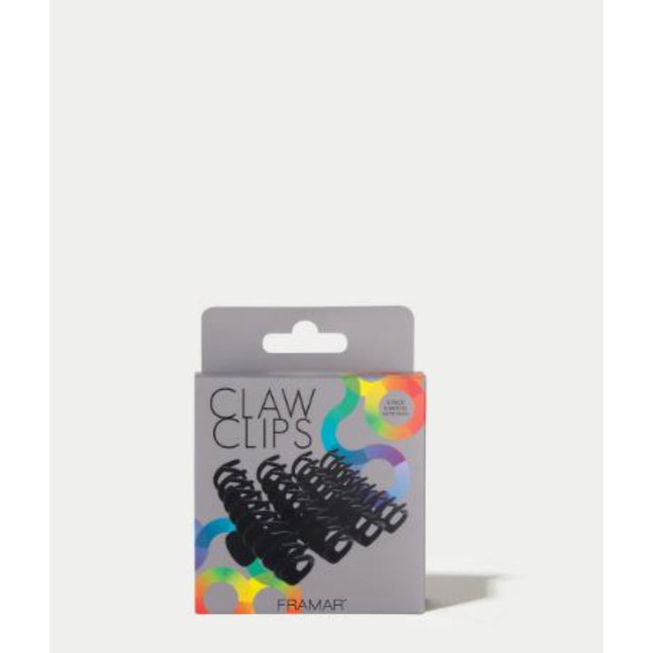 Framar - Claw Clips - Black Pack of 4