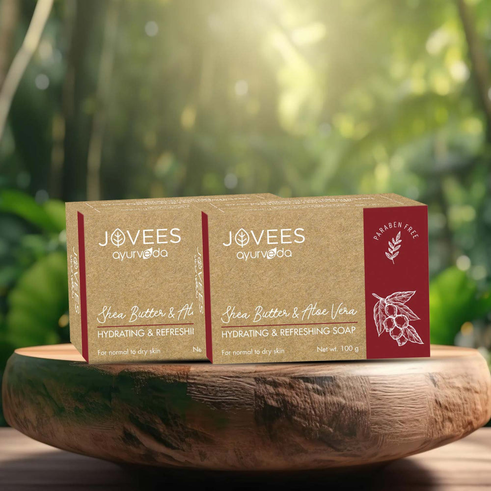 Jovees Shea butter & Aloe Vera Hydrating & Refreshing Soap