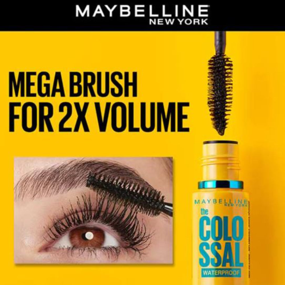 Maybelline New York The Colossal Volumizing Mascara, Lasts Up To 12H (10ml)