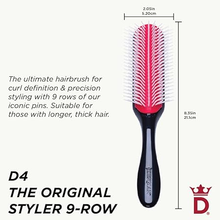 Denman Large Styling Brush, D4 - 9 Row