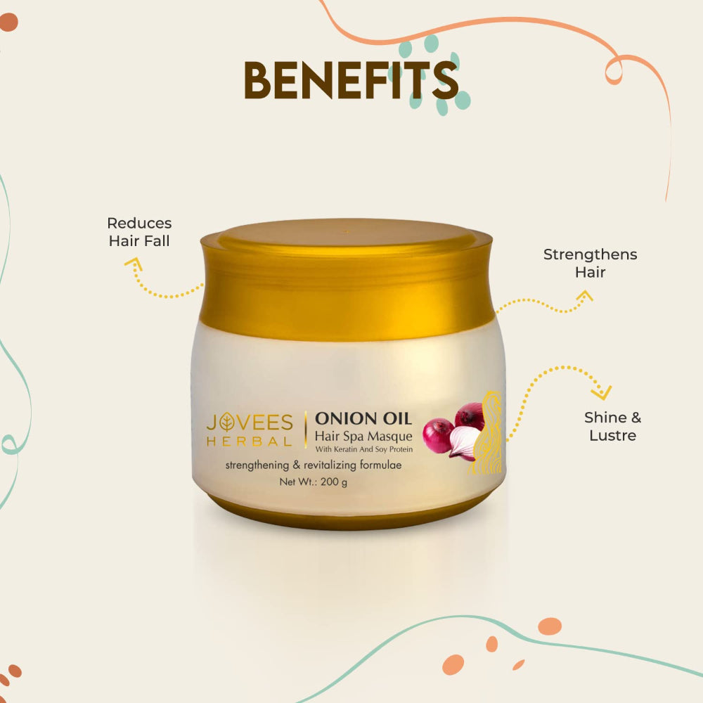 Jovees Organic Onion Hair Spa Masque 200g