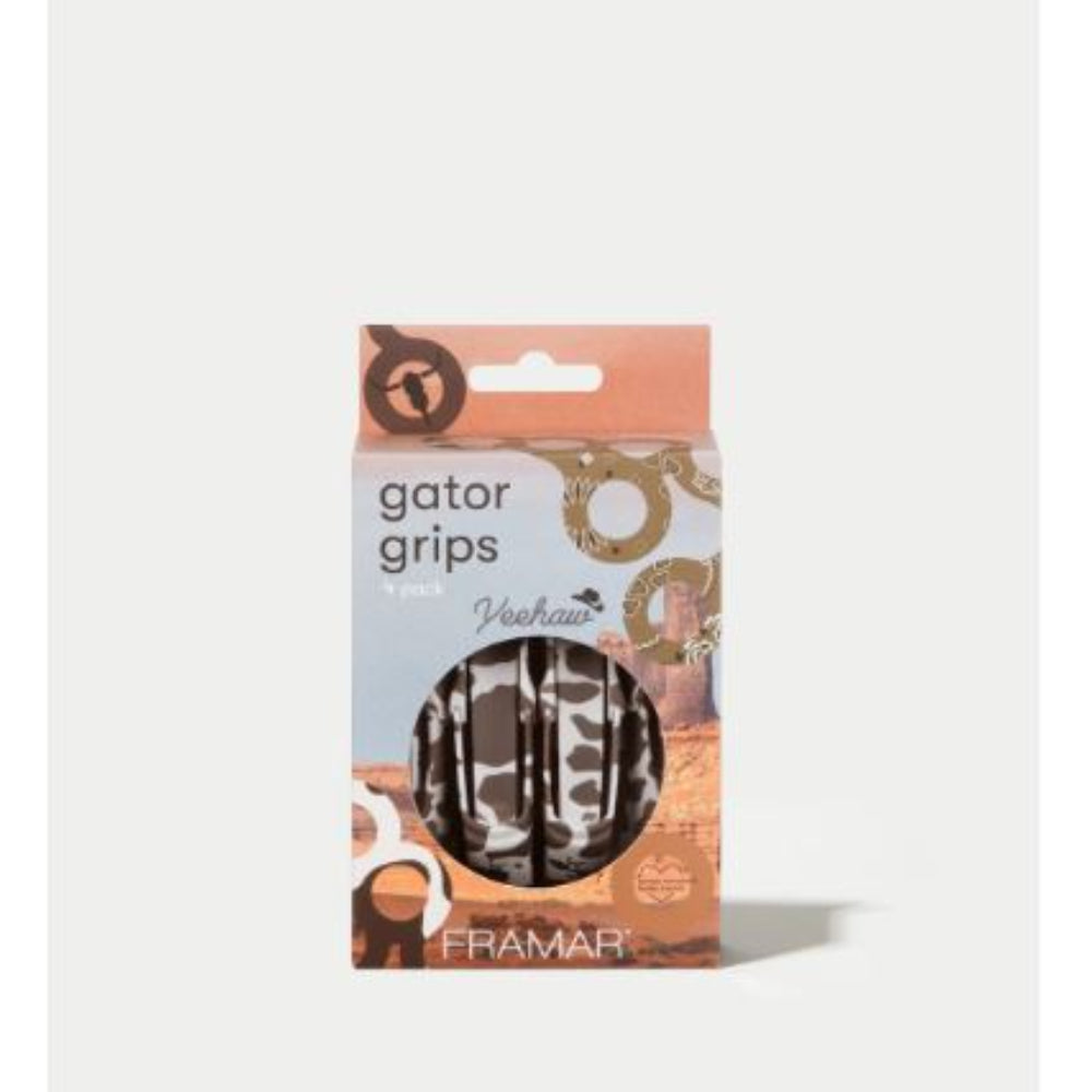 Framar - Gator Grip Clips - Yeehaw PAck of 4
