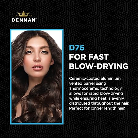 Denman Large Hot Curl, D 76 - 48mm