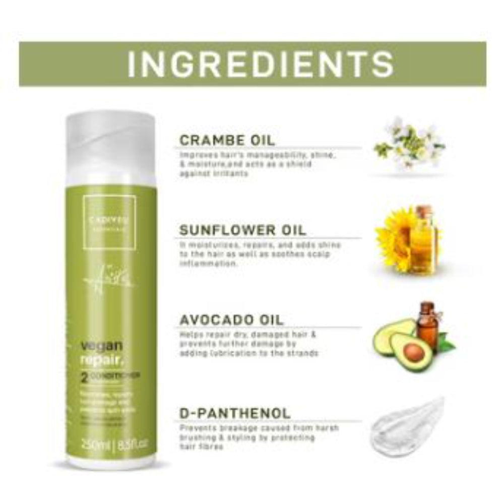 Cadiveu - Vegan Hair Conditioner For Damaged Hair (250ml)