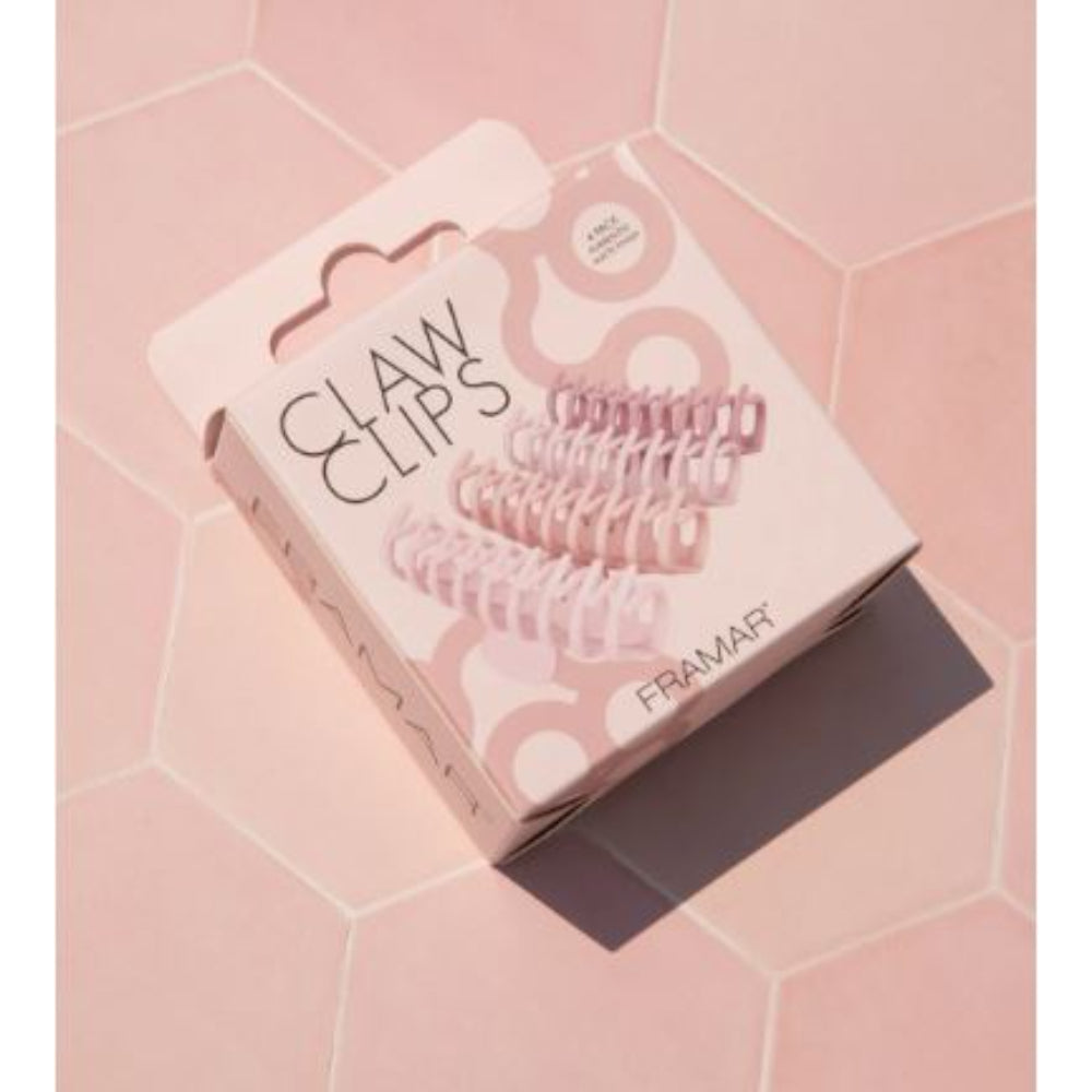 Framar - Claw Clips - Blush Pack of 4