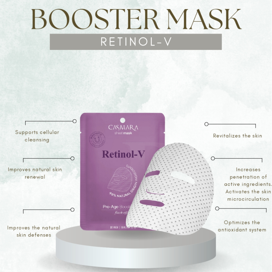 Casmara Pro-Age Booster Mask – 10 Units | Anti-Aging Firming Facial Mask
