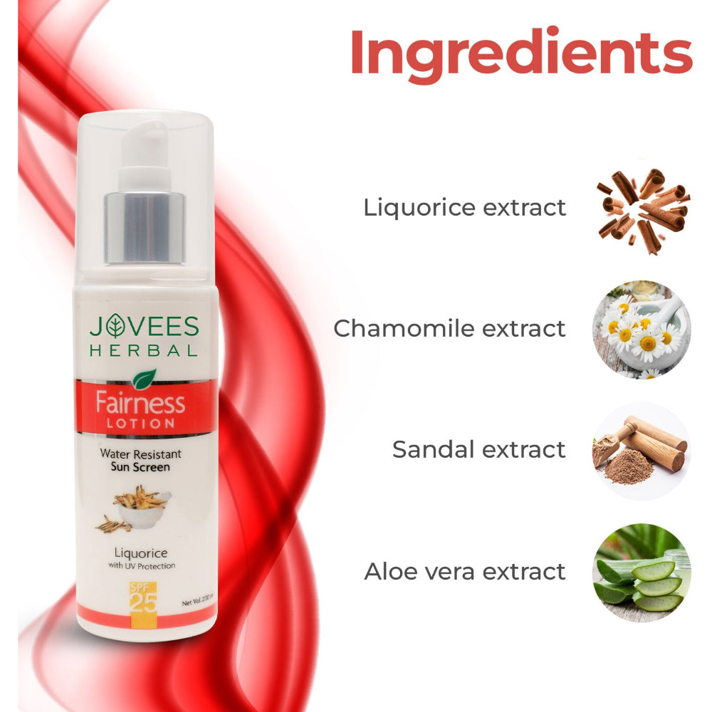 Jovees Sunscreen Fairness SPF 25 Lotion For Oily & Sensitive Skin