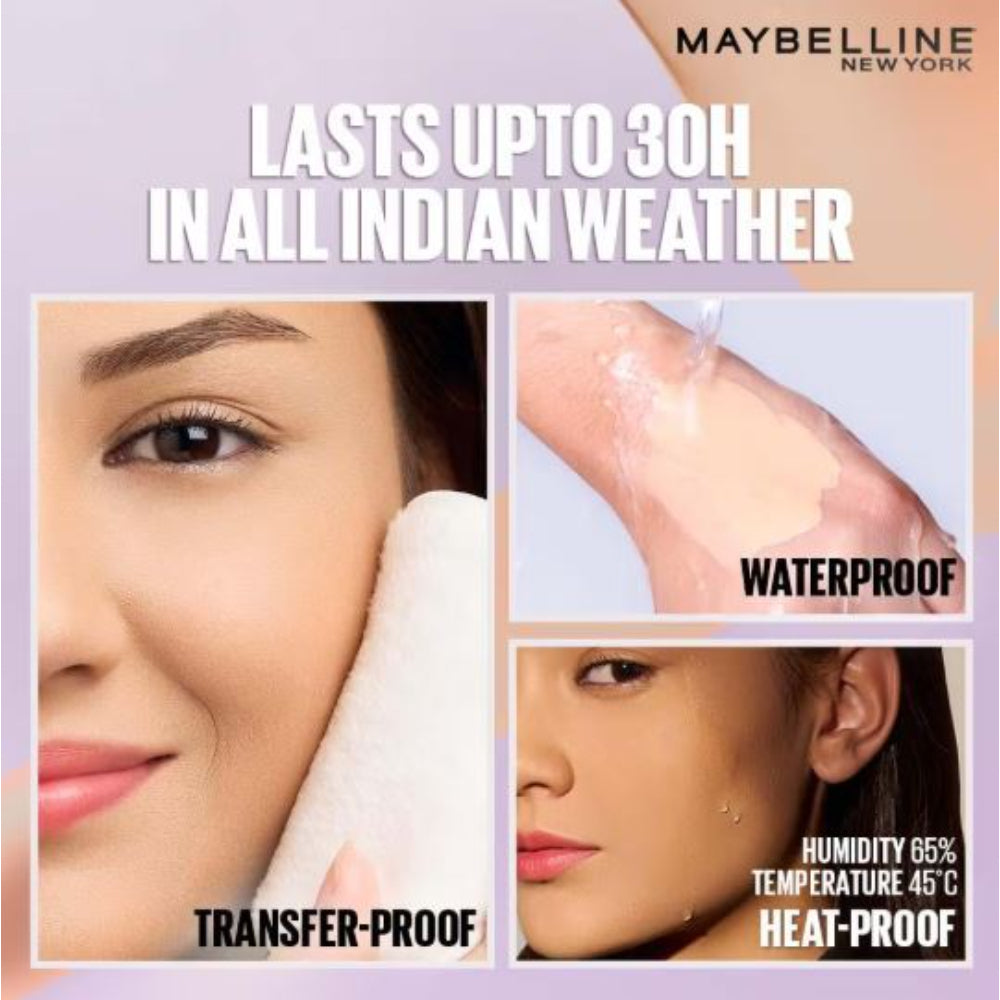 Maybelline New York Super Stay Lumi-Matte Liquid Foundation 30H Wear, Transfer Proof (35 ml)