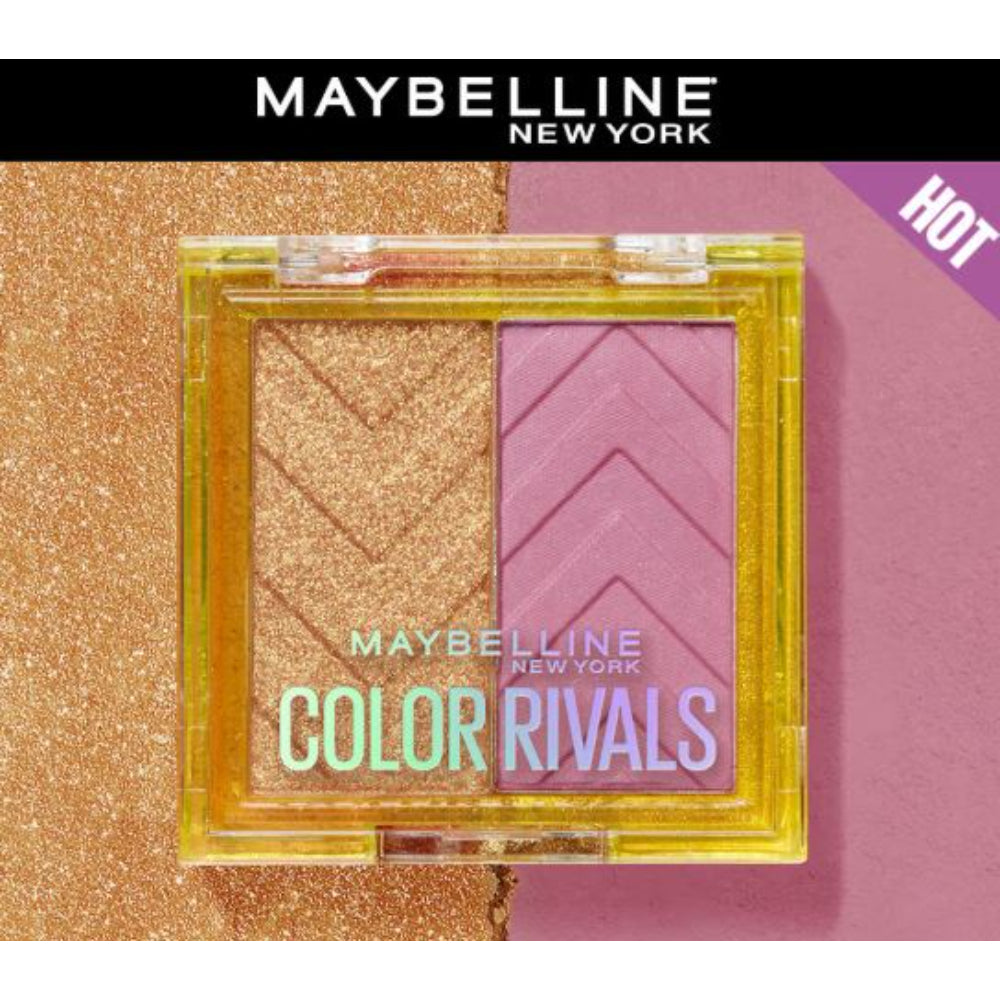 Maybelline New York Color Rivals Longwear Duo Eyeshadow Palette (3g)