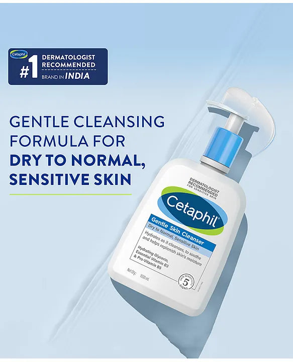 Cetaphil Gentle Skin Cleanser – Hydrating & pH-Balanced Formula for Sensitive Skin